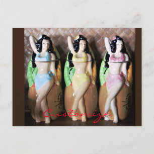 Cartão Postal Hawaiian Hula Dancers Thunder_Cove