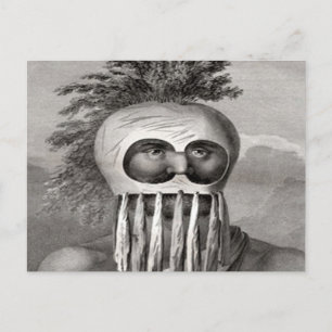 Cartão Postal Hawaiian Koa Warrior