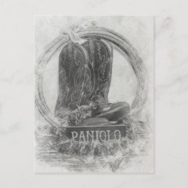 Cartão Postal Hawaiian Paniolo