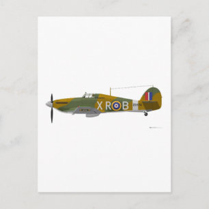 Cartão Postal Hawker Hurricane