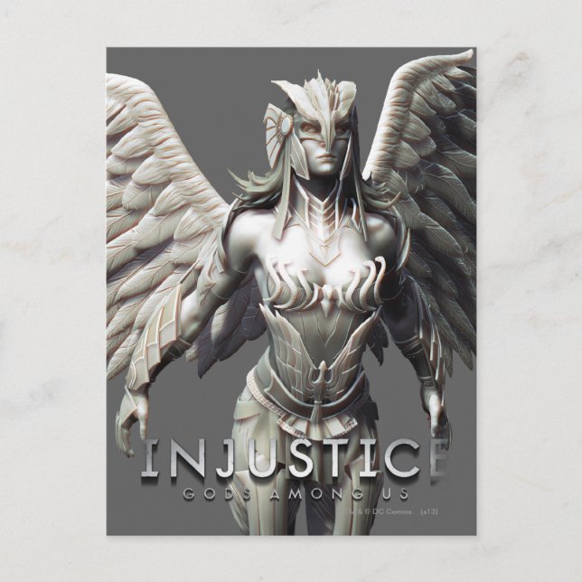 Cartão Postal Hawkgirl Alternate (Frente)