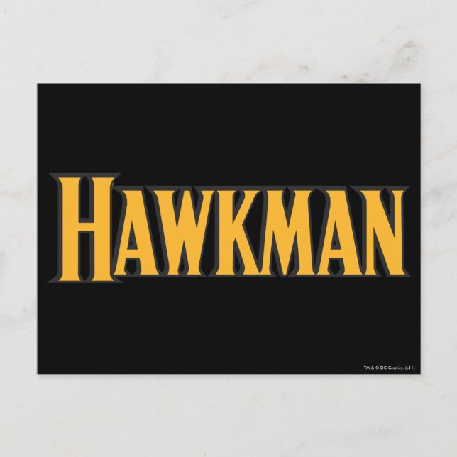 Cartão Postal Hawkman Logo (Frente)