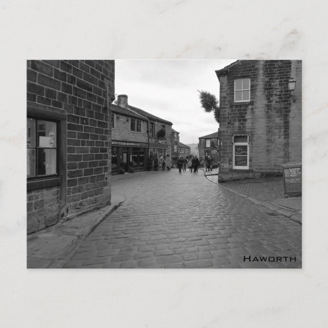 Cartão Postal Haworth Town (Frente)