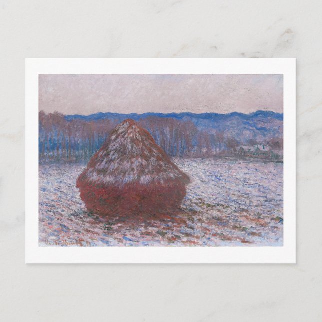 CARTÃO POSTAL "HAYSTACKS" 1890-1891 CLAUDE MONET (Frente)
