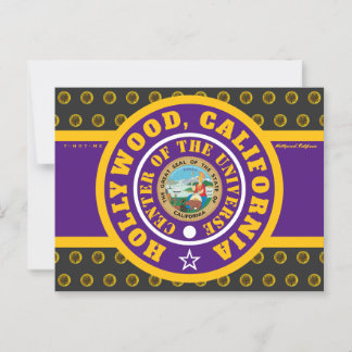 CARTÃO POSTAL HCACOU HOLLYWOOD, CA (COU) 2