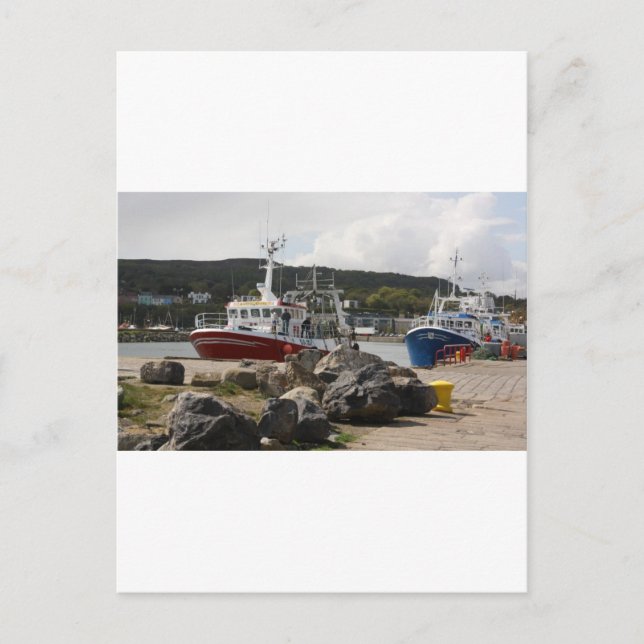 Cartão Postal Heading Out to Sea, Howth, Ireland (Frente)