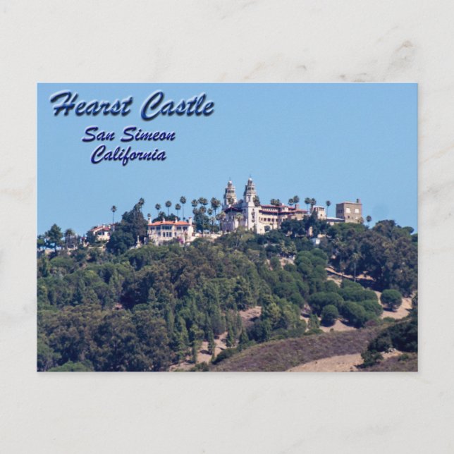Cartão Postal Hearst Castle-San Simeon, Califórnia (Frente)