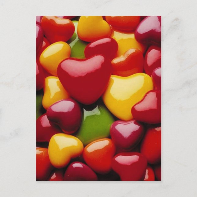 Cartão Postal Heart Candy (Frente)
