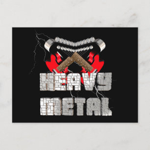 Cartão Postal Heavy metal