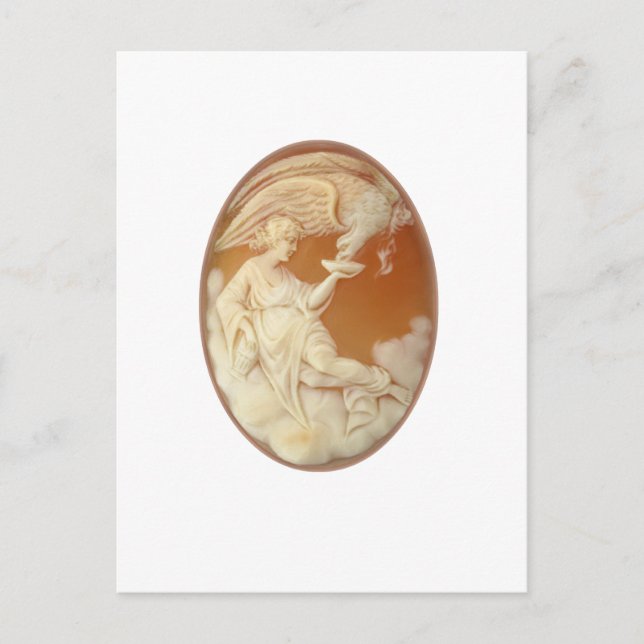 Cartão Postal Hebe Alimentando a Águia de Zeus (Frente)