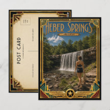 Heber Springs Arkansas Arte Deco Vintage Idade Dou