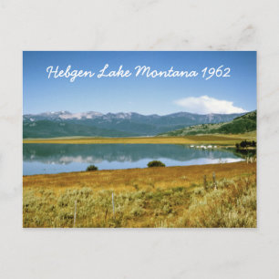 Cartão postal Hebgen Lake Montana