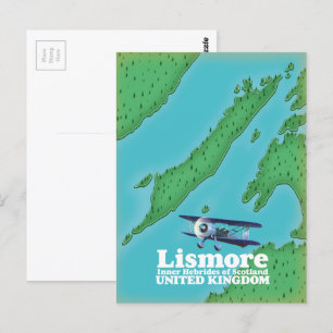 Cartão Postal Hébridas Interiores da Escócia, Lismore.