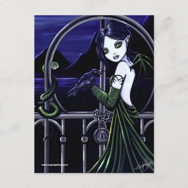 Cartão postal "Hecate" Escuro do submundo (Frente)