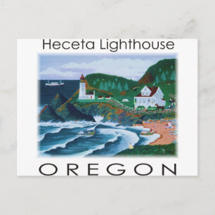 Cartão Postal Heceta Farol