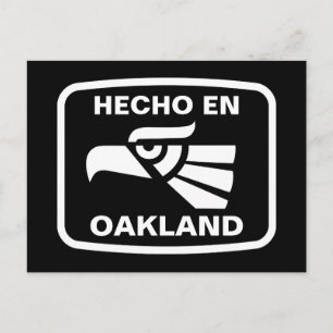 Cartão Postal Hecho en Oakland personalizado personalizado perso
