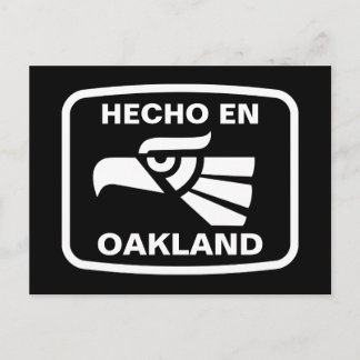 Cartão Postal Hecho en Oakland personalizado personalizado perso