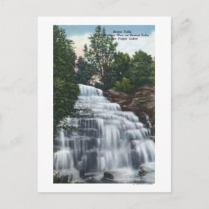 Cartão Postal Hector Falls perto de Seneca Lake View