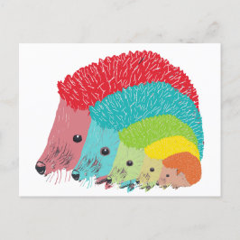 Cartão Postal Hedgehogs