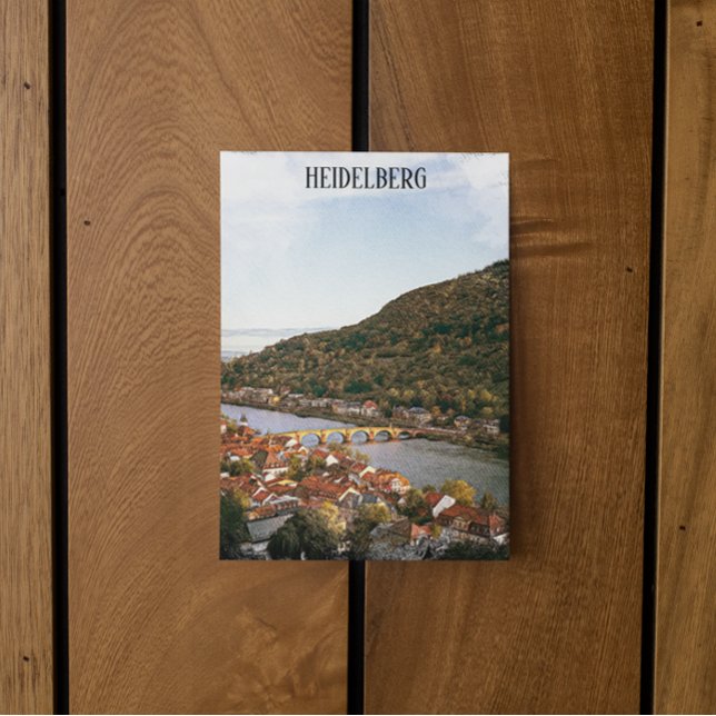 Cartão Postal Heidelberg Cidade View da Alemanha (Heidelberg Germany Postcard)