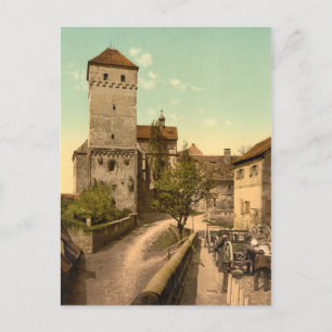 Cartão Postal Heidenturm, Nuremberga, Baviera, Alemanha