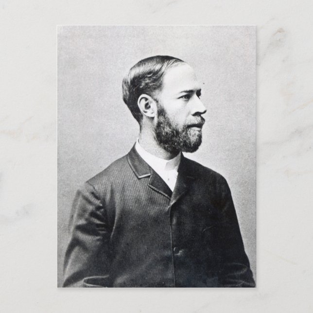 Cartão Postal Heinrich Rudolph Hertz (Frente)