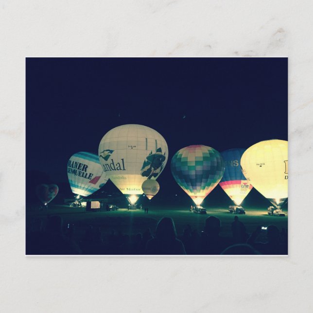 Cartão Postal Heißluftballons (Frente)
