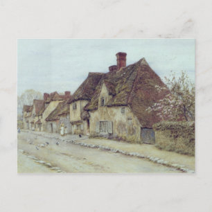 Cartão Postal Helen Allingham A Village Street