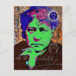 Cartão Postal Helena Blavatsky Teosofia Oculta Nova Era Esotéric