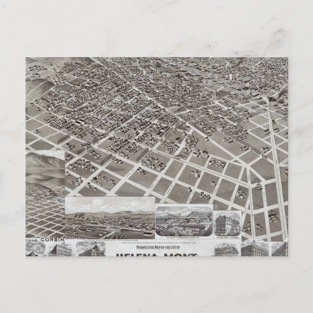 Cartão Postal Helena, Mont (Frente)