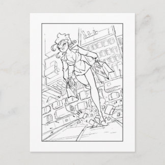 Cartão Postal Helga Lunch Run