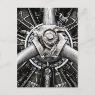 Cartão Postal hélice de dentro a