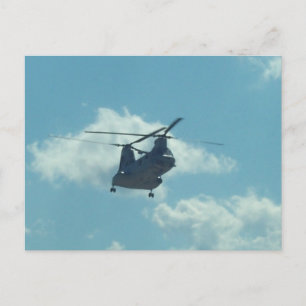 Cartão Postal Helicóptero
