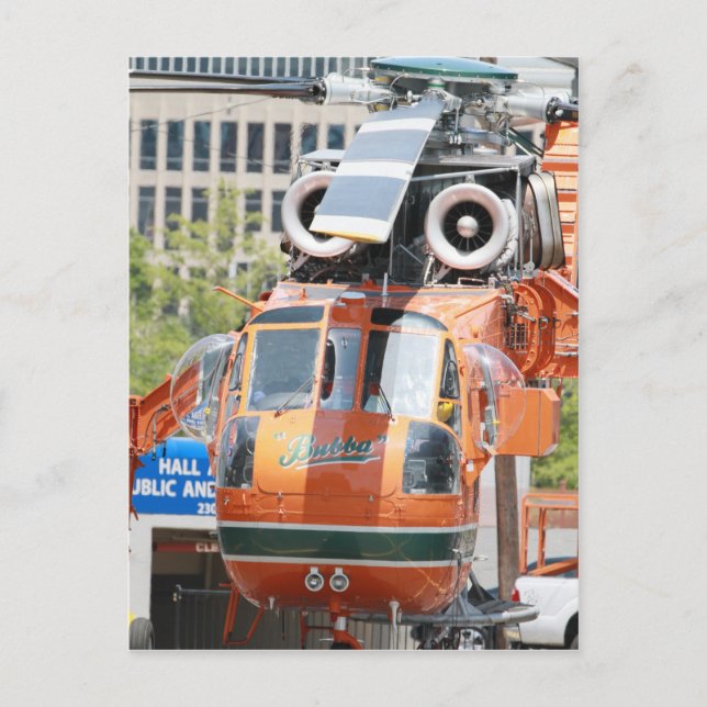 Cartão Postal helicóptero (Frente)