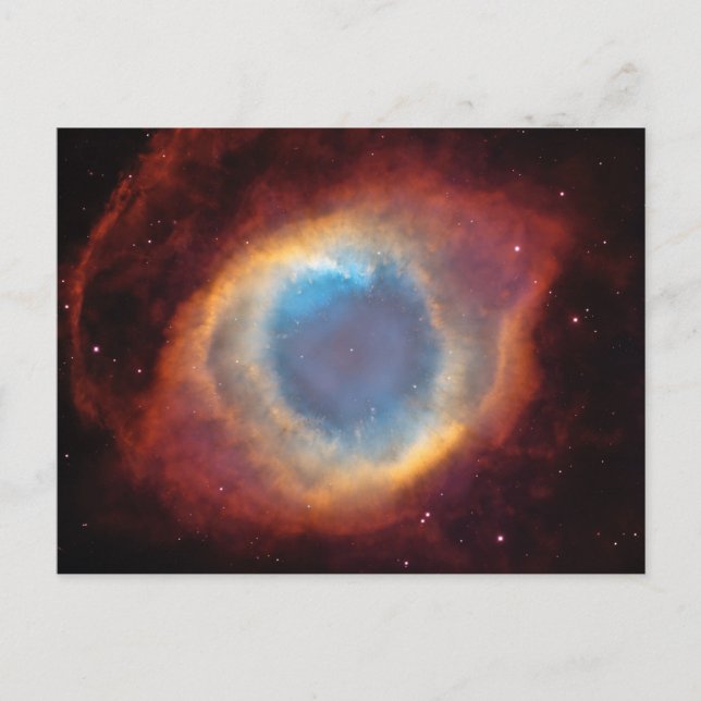 Cartão Postal Helix Nebula Space Photo (Frente)