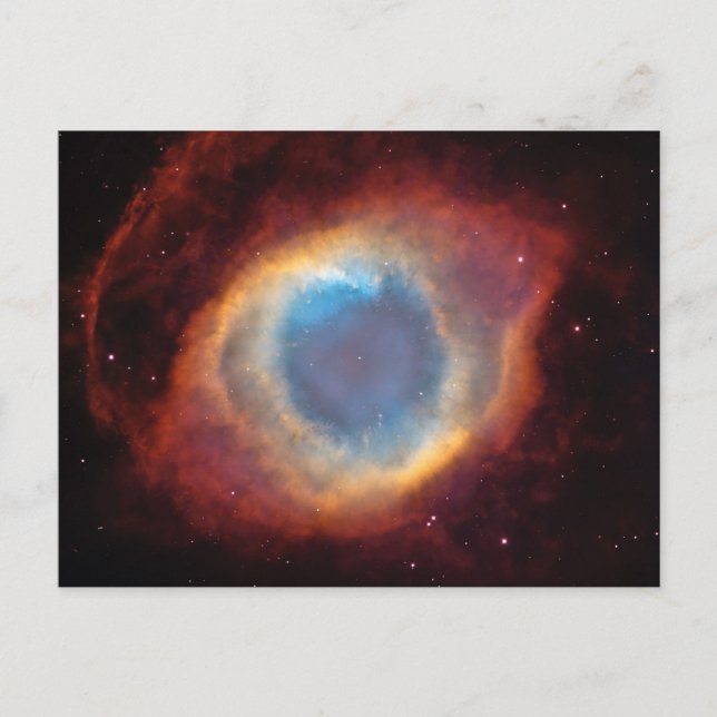 Cartão Postal Helix Nebula Space Photo (Frente)