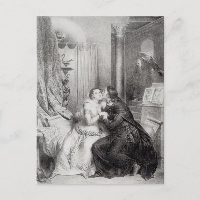 Cartão Postal Heloise e Abelard (Frente)