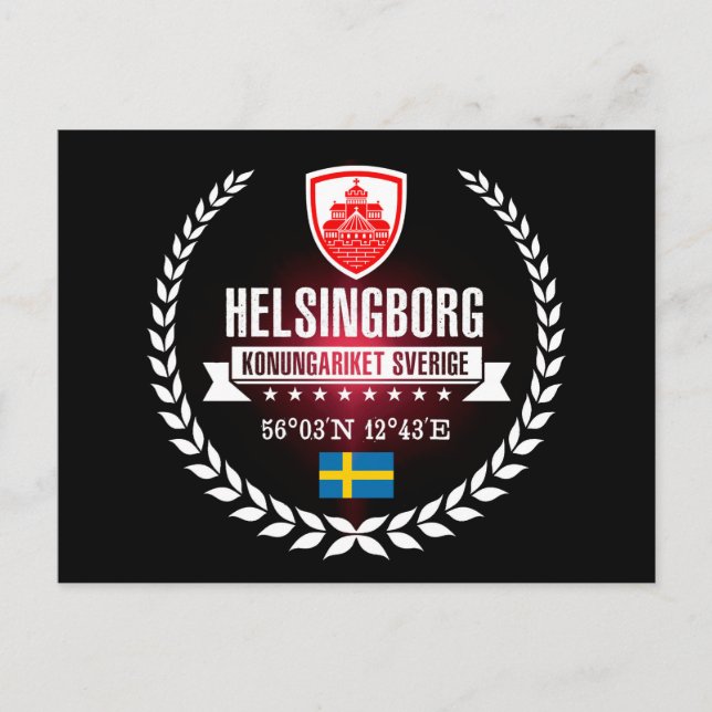 Cartão Postal Helsingborg (Frente)