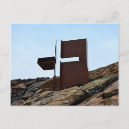 Cartão Postal Helsinki, Finlândia, Rock Church Cross