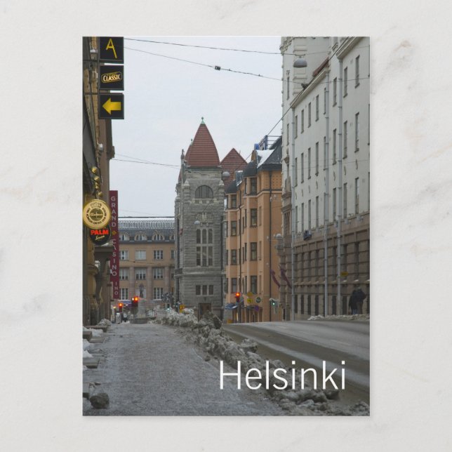 Cartão Postal Helsinque (Frente)