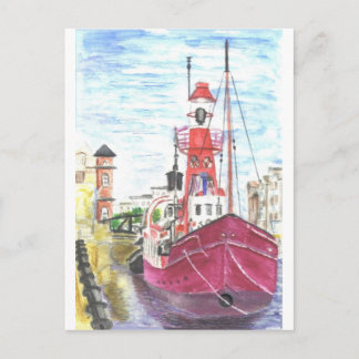Cartão Postal Helwick Tug Boat Swansea