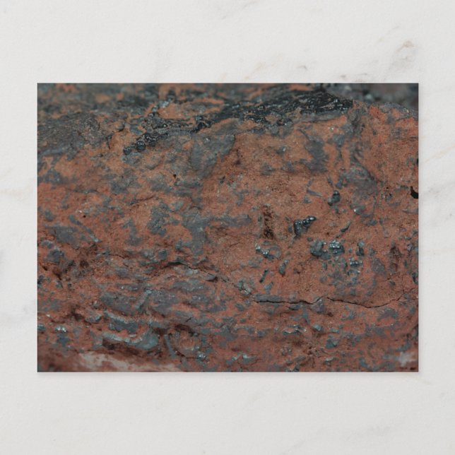 Cartão Postal Hematite de minério de ferro (Frente)