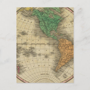 Cartão Postal Hemisfério Ocidental 16