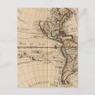 Cartão Postal Hemisfério ocidental 3