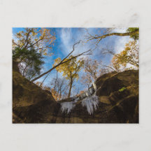 Hemlock Cliff no outono, Indiana