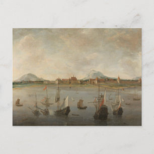 Cartão Postal Hendrick Dubbels - Vista de Batávia