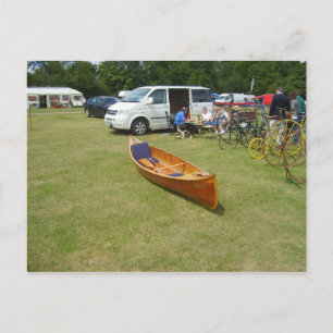 Cartão Postal Henley on Thames, canoa clássica