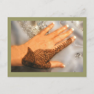 Cartão Postal Henna Postcard No2 2009