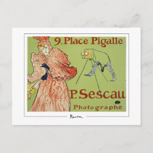 Cartão Postal Henri de Toulouse-Lautrec #205 - Fine Art Postc...