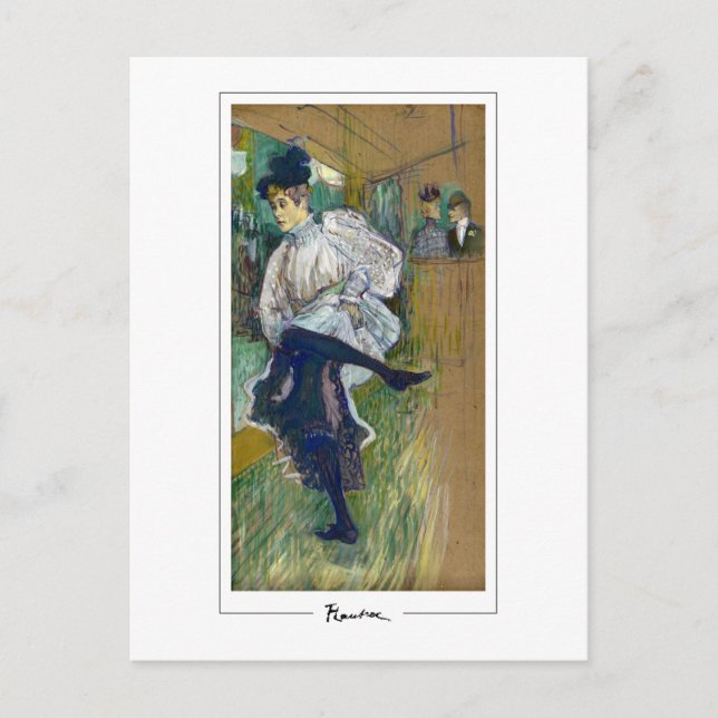 Cartão Postal Henri de Toulouse-Lautrec #20 - Bela Arte Postca.. (Frente)